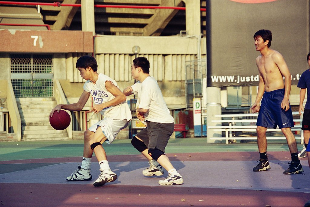 底片影像台中田徑場戶外夏日籃球系列攝影照片90