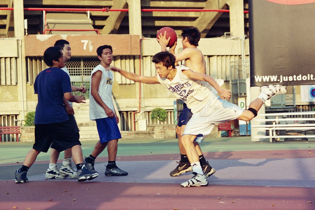 底片影像台中田徑場戶外夏日籃球系列攝影照片95