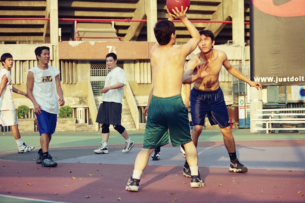 底片影像台中田徑場戶外夏日籃球系列攝影照片96