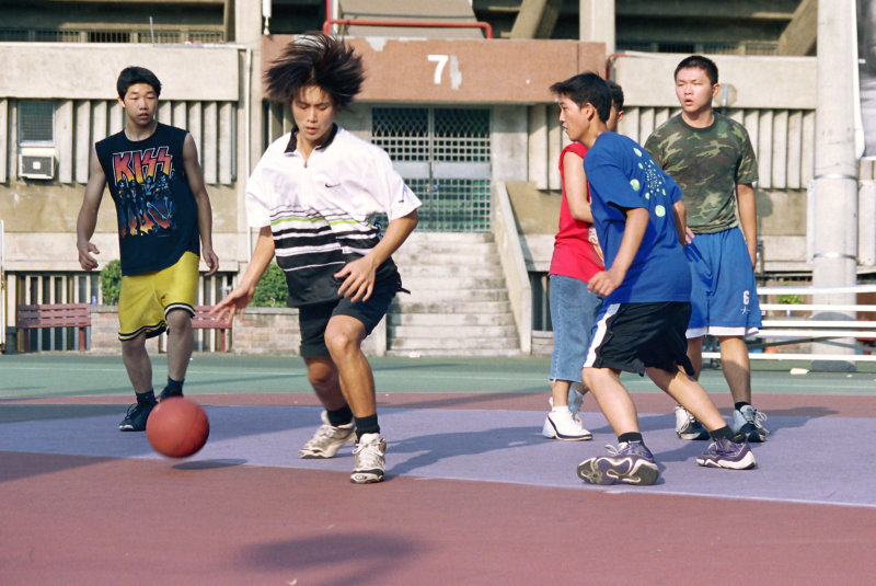 台灣體育運動大學運動攝影夏天的籃球場(台中體育場)夏天籃球場系列-1攝影照片12
