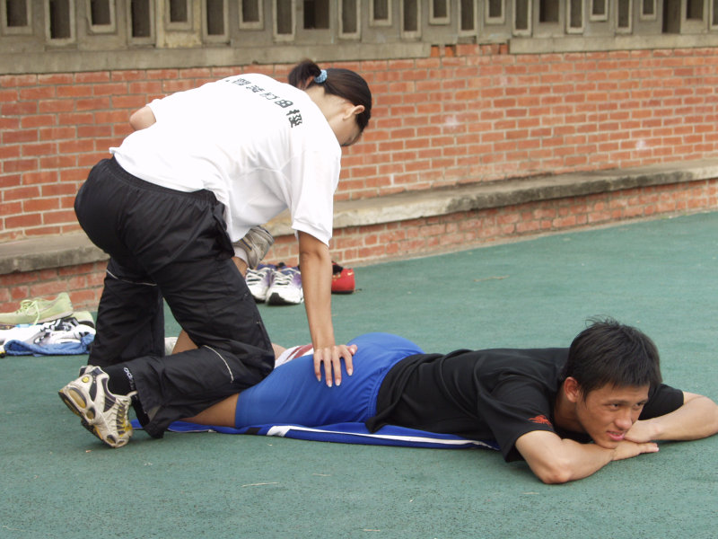 台灣體育運動大學運動攝影大豐裝訂田徑隊訓練20020818攝影照片13