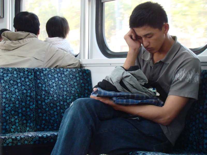台灣鐵路旅遊攝影700型阿福電車旅客攝影照片9