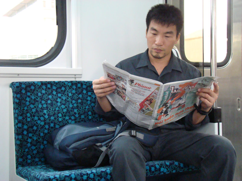 台灣鐵路旅遊攝影700型阿福電車旅客攝影照片46