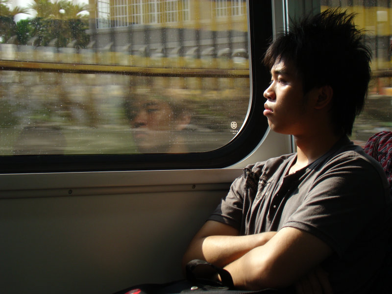 台灣鐵路旅遊攝影700型阿福電車旅客攝影照片66