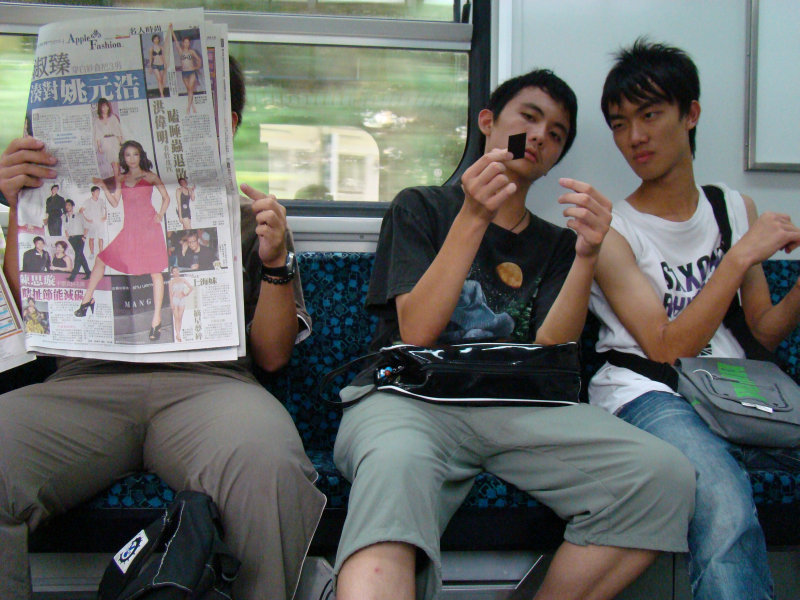 台灣鐵路旅遊攝影700型阿福電車旅客攝影照片88