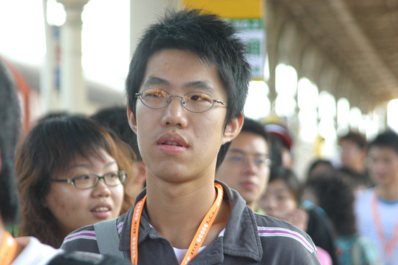 台灣鐵路旅遊攝影台中火車站2006年暑假逢甲大學迎新攝影照片6