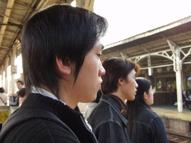 台灣鐵路旅遊攝影台中火車站月台旅客2003年攝影照片50