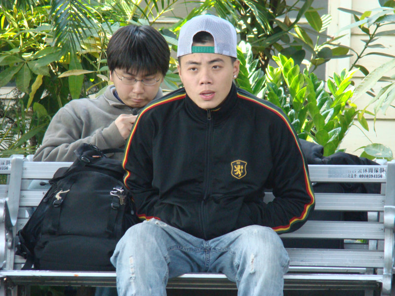 台灣鐵路旅遊攝影台中火車站月台旅客特寫2008攝影照片58