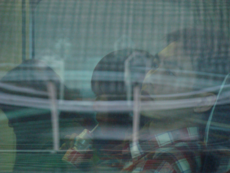 台灣鐵路旅遊攝影台中火車站月台旅客特寫2009攝影照片101