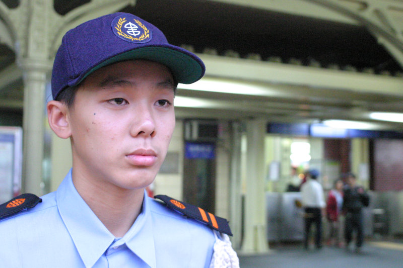 台灣鐵路旅遊攝影台中火車站高中儀隊表演台中一中攝影照片18