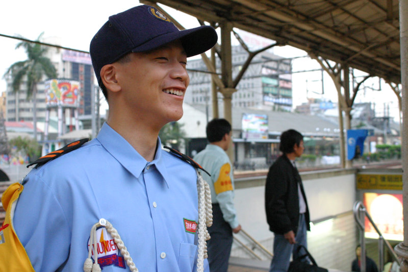 台灣鐵路旅遊攝影台中火車站高中儀隊表演台中一中攝影照片21