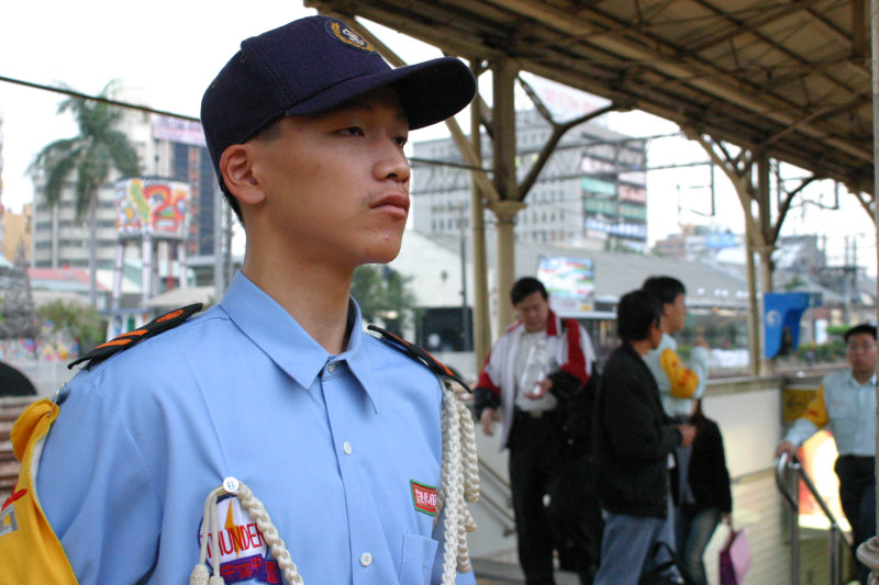 台灣鐵路旅遊攝影台中火車站高中儀隊表演台中一中攝影照片22
