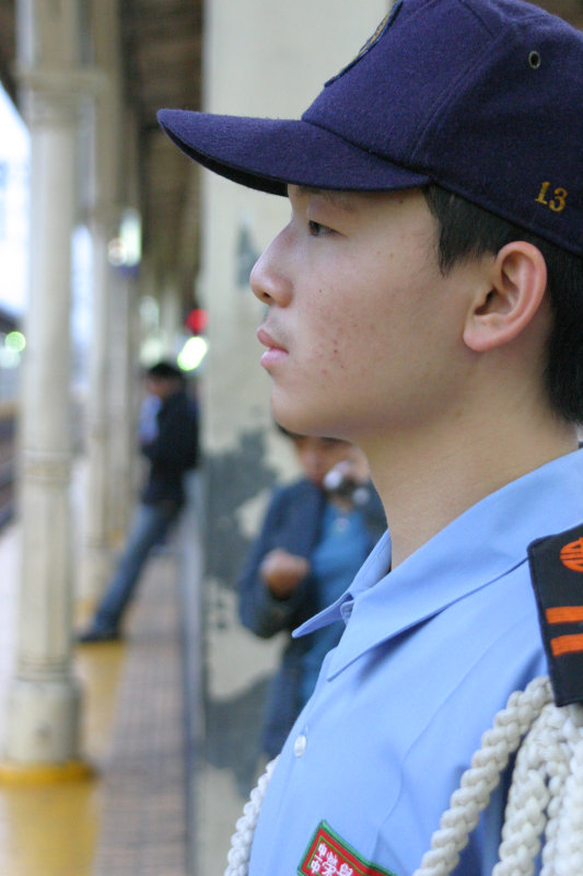 台灣鐵路旅遊攝影台中火車站高中儀隊表演台中一中攝影照片29