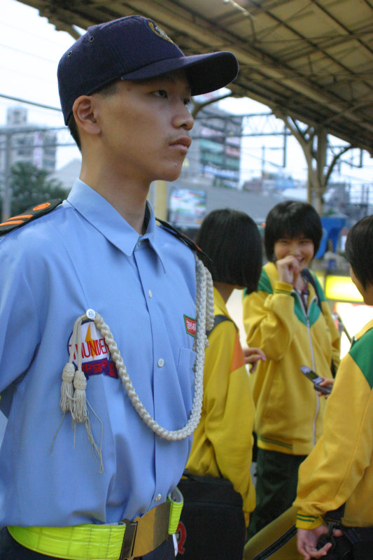 台灣鐵路旅遊攝影台中火車站高中儀隊表演台中一中攝影照片34