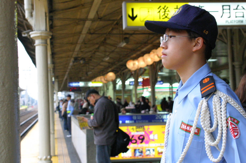 台灣鐵路旅遊攝影台中火車站高中儀隊表演台中一中攝影照片43