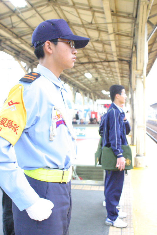 台灣鐵路旅遊攝影台中火車站高中儀隊表演台中一中攝影照片50