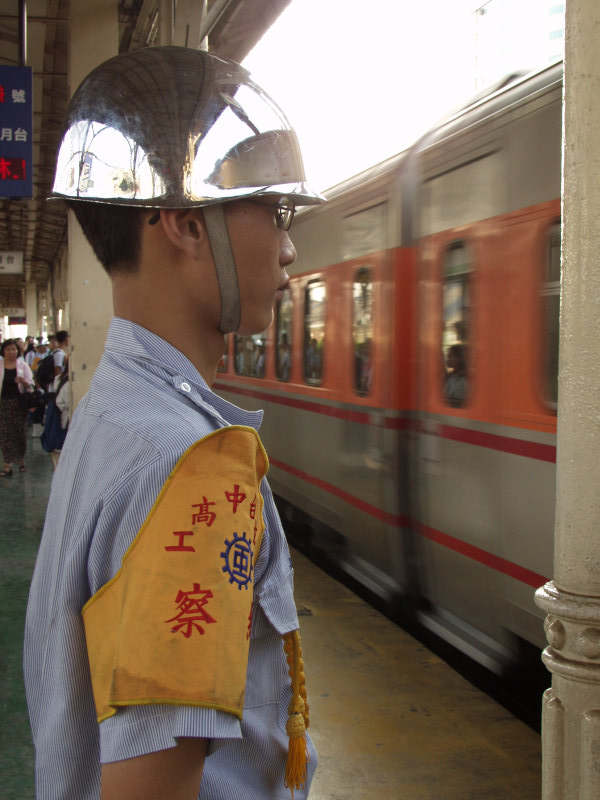 台灣鐵路旅遊攝影台中火車站高中儀隊表演台中高工攝影照片9