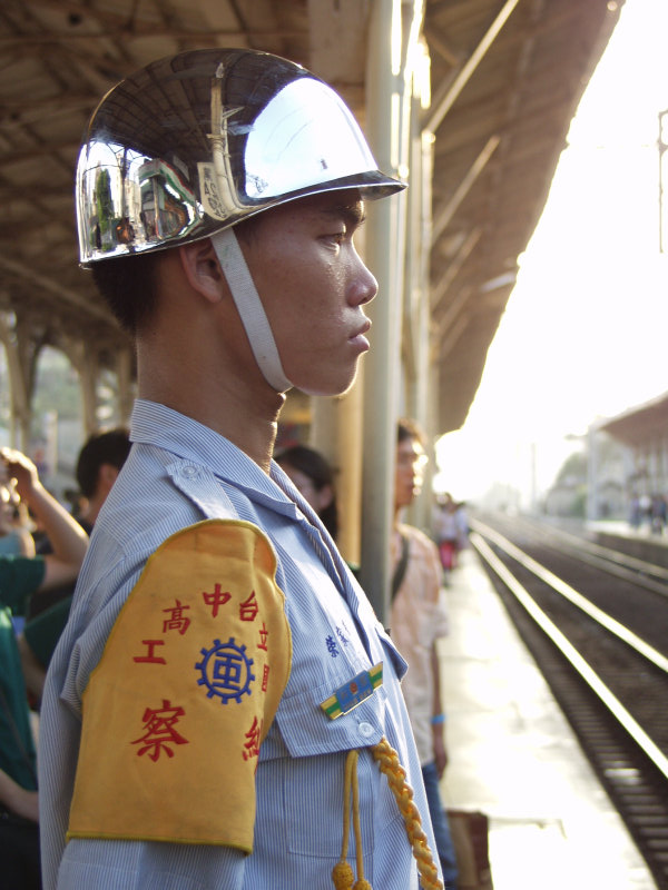 台灣鐵路旅遊攝影台中火車站高中儀隊表演台中高工攝影照片12