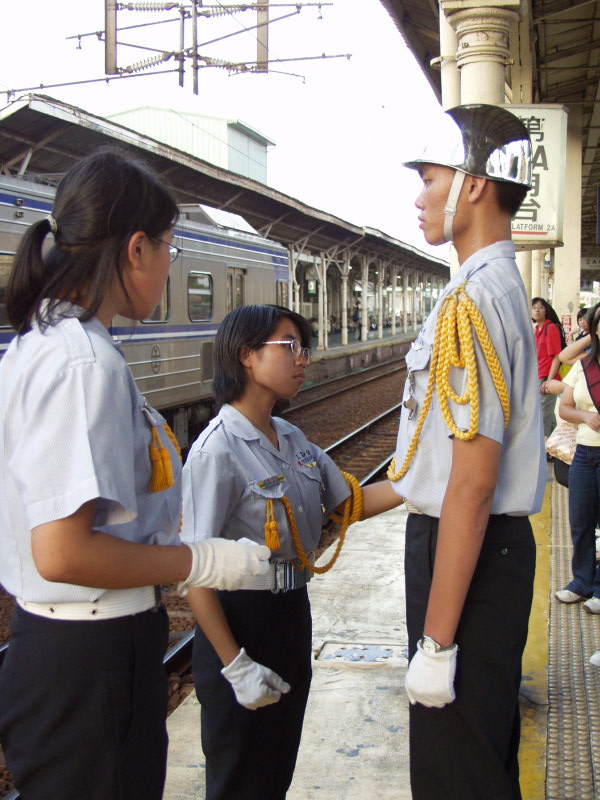 台灣鐵路旅遊攝影台中火車站高中儀隊表演台中高工攝影照片20