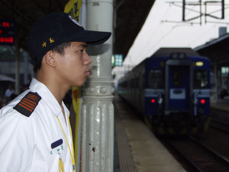 台灣鐵路旅遊攝影台中火車站高中儀隊表演台中高農攝影照片11