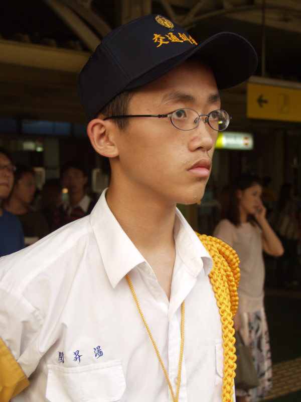 台灣鐵路旅遊攝影台中火車站高中儀隊表演文華高中攝影照片10