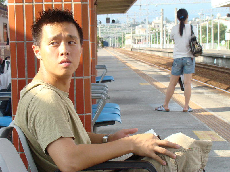 台灣鐵路旅遊攝影山線鐵路台中縣后里火車站攝影照片1