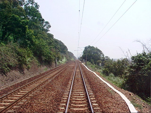台灣鐵路旅遊攝影海線鐵路台中港火車站至龍井火車站1999年攝影照片6