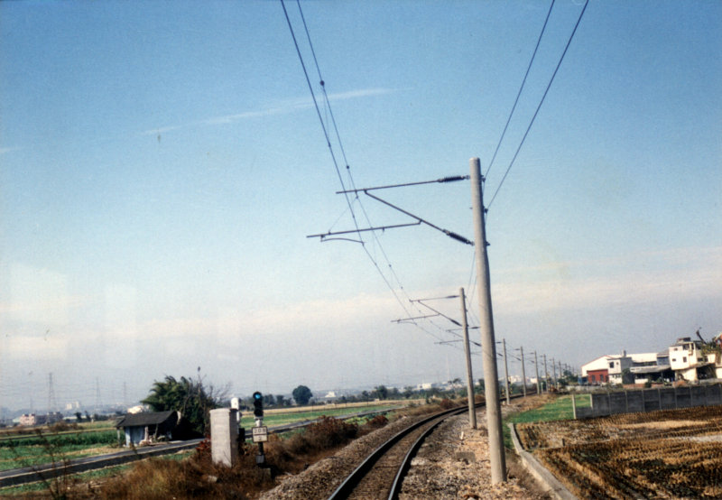 台灣鐵路旅遊攝影追分火車站1999年之前紀錄拍攝攝影照片6