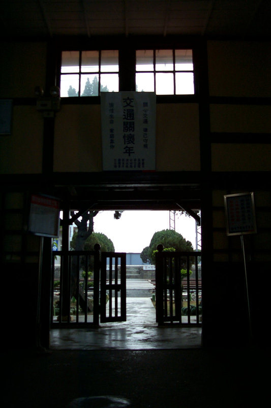 台灣鐵路旅遊攝影追分火車站2000年1月22日攝影照片8
