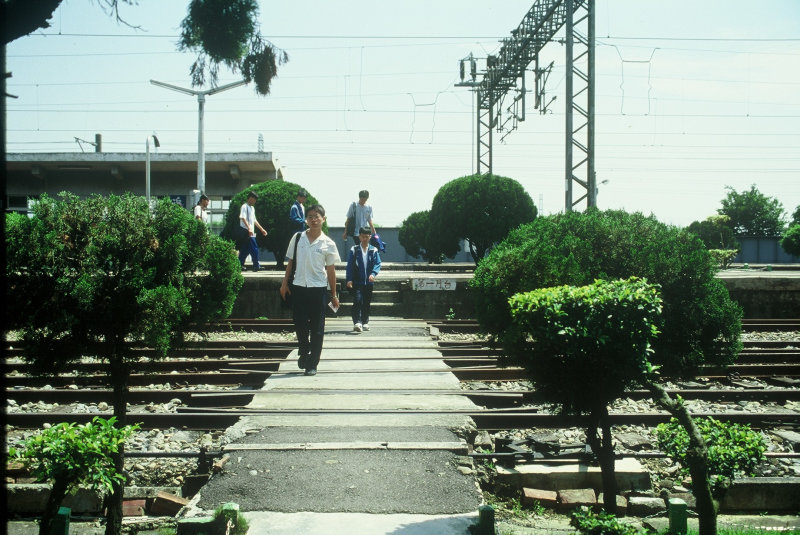 台灣鐵路旅遊攝影追分火車站建築攝影記錄2000年攝影照片12