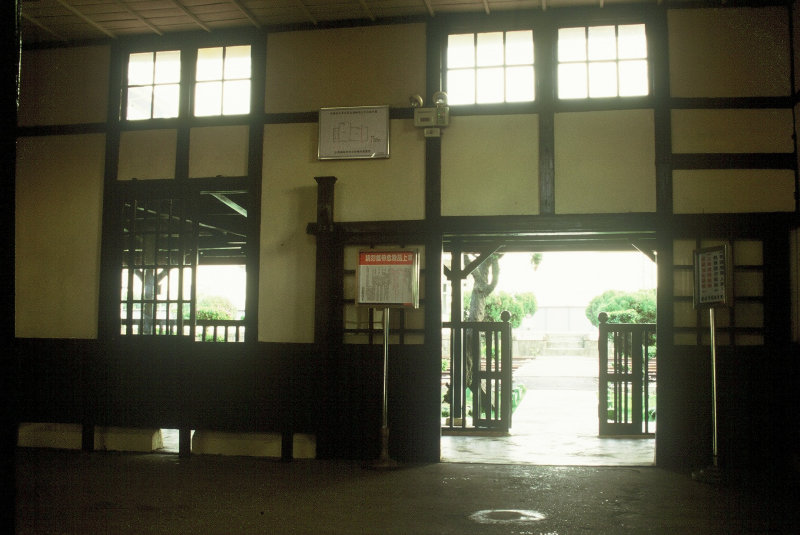 台灣鐵路旅遊攝影追分火車站建築攝影記錄2000年攝影照片22