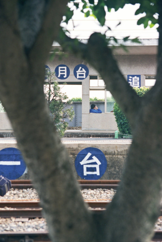台灣鐵路旅遊攝影追分火車站月台攝影照片4