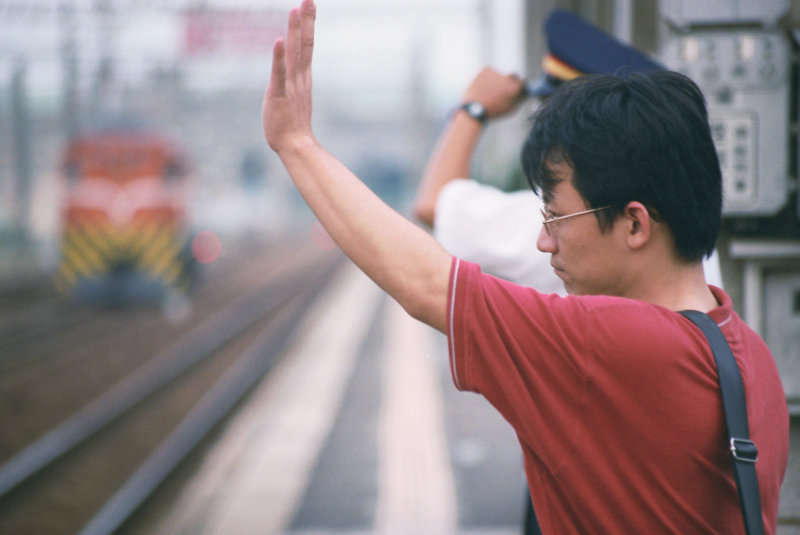 台灣鐵路旅遊攝影追分火車站月台攝影照片28