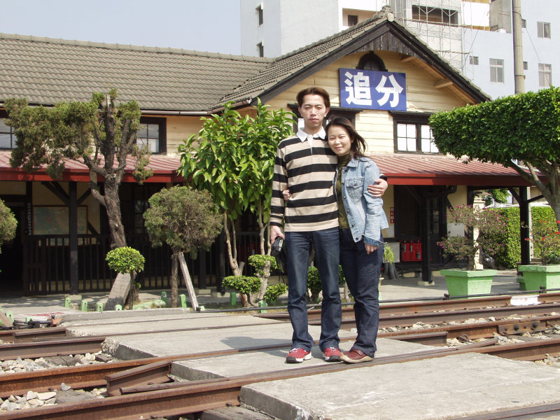 台灣鐵路旅遊攝影追分火車站月台攝影照片40