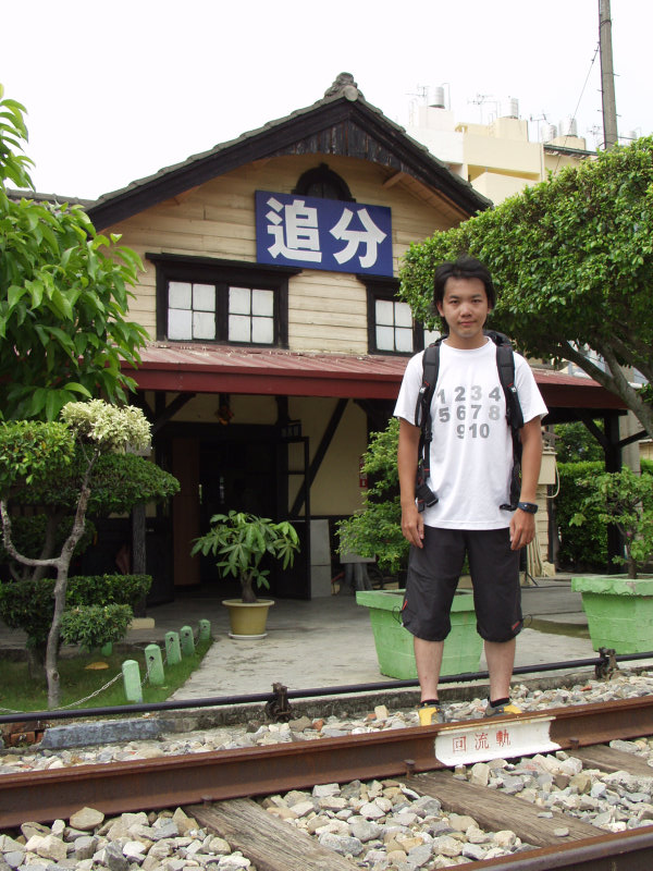 台灣鐵路旅遊攝影追分火車站月台攝影照片44