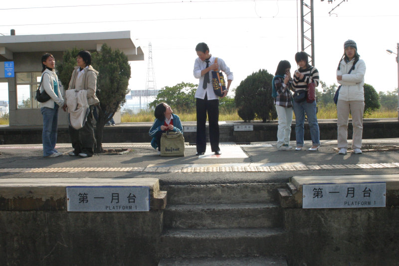 台灣鐵路旅遊攝影追分火車站月台攝影照片52