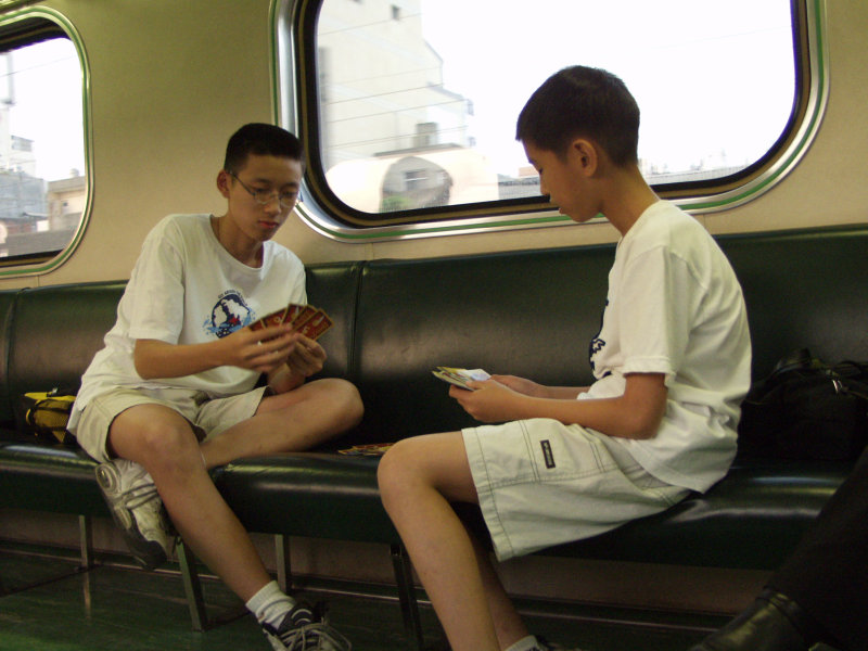 台灣鐵路旅遊攝影電車-區間車旅客2002-05-18攝影照片6