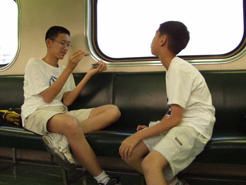 台灣鐵路旅遊攝影電車-區間車旅客2002-05-18攝影照片7