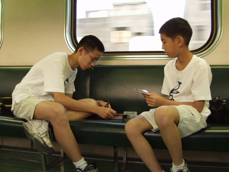 台灣鐵路旅遊攝影電車-區間車旅客2002-05-18攝影照片8