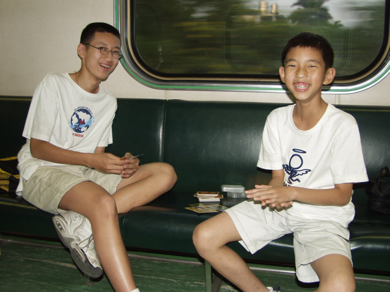 台灣鐵路旅遊攝影電車-區間車旅客2002-05-18攝影照片9