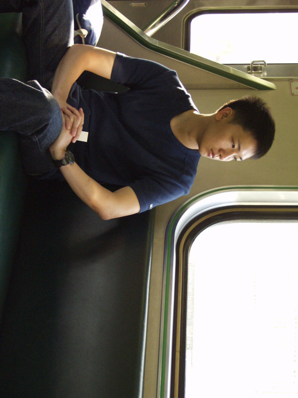 台灣鐵路旅遊攝影電車-區間車旅客特寫2002攝影照片12