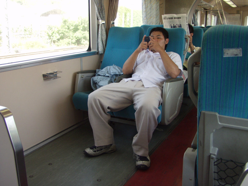 台灣鐵路旅遊攝影電車-區間車旅客特寫2002攝影照片15