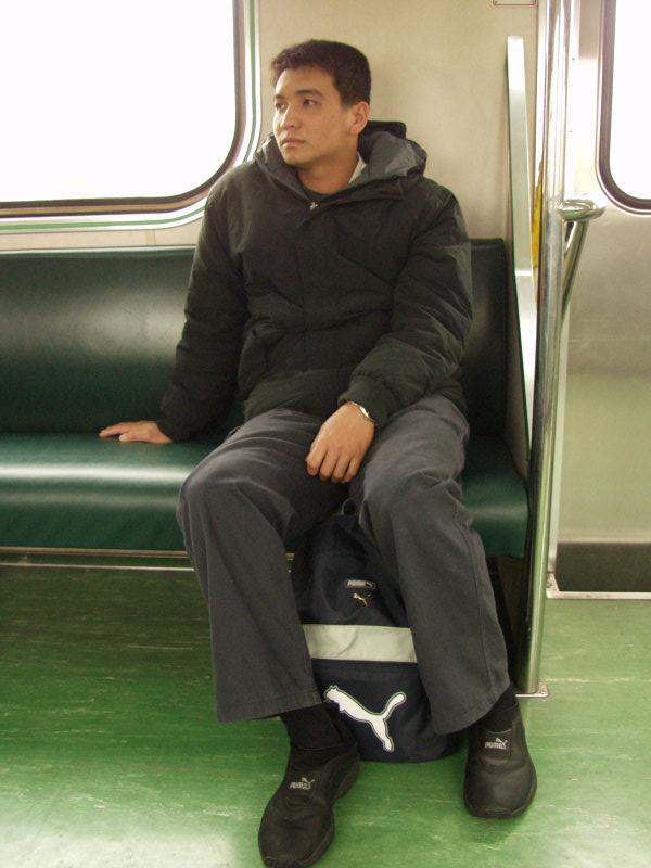 台灣鐵路旅遊攝影電車-區間車旅客特寫2003攝影照片7