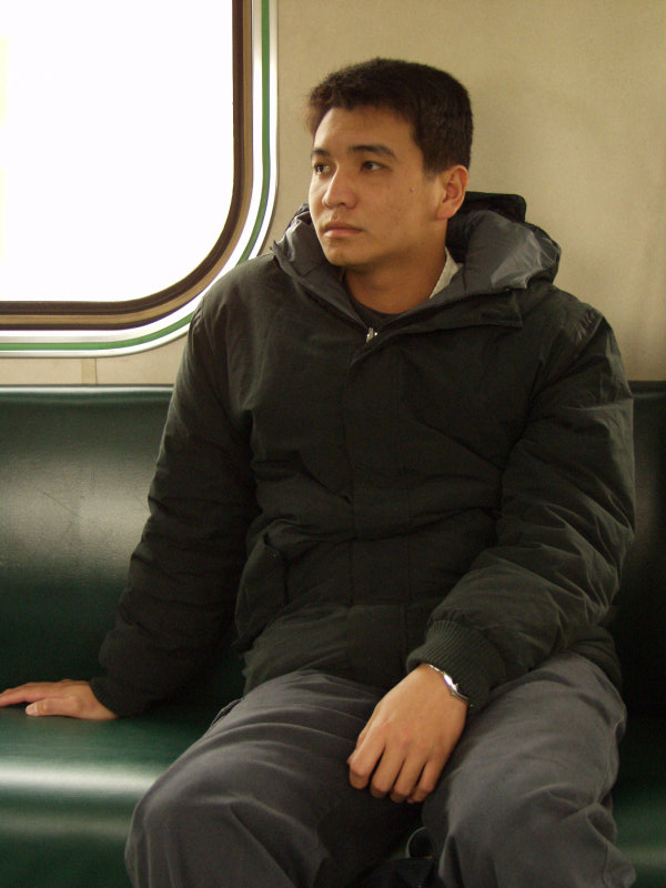 台灣鐵路旅遊攝影電車-區間車旅客特寫2003攝影照片8