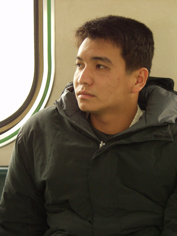 台灣鐵路旅遊攝影電車-區間車旅客特寫2003攝影照片9