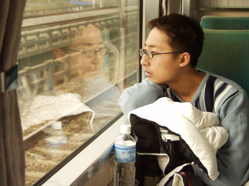 台灣鐵路旅遊攝影電車-區間車旅客特寫2003攝影照片10