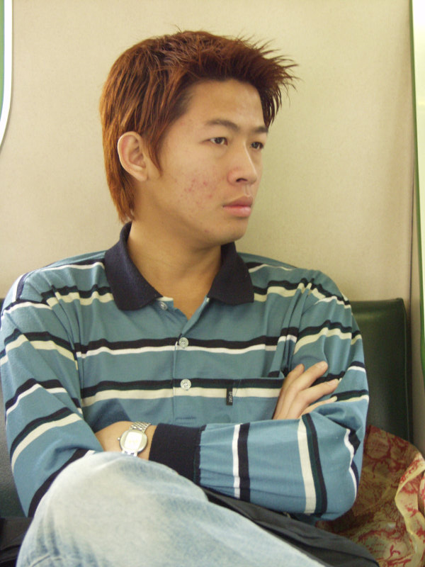 台灣鐵路旅遊攝影電車-區間車旅客特寫2003攝影照片21