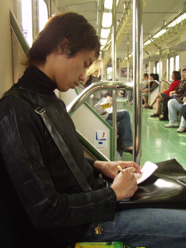台灣鐵路旅遊攝影電車-區間車旅客特寫2003攝影照片26