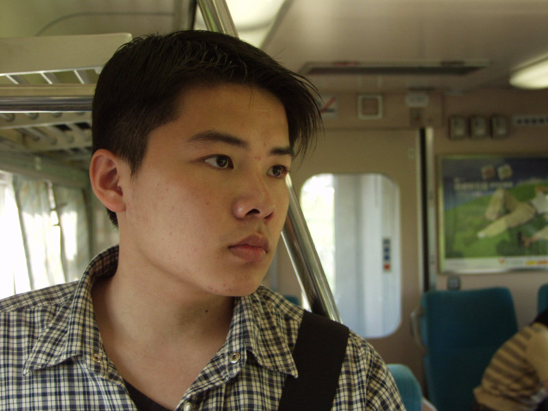 台灣鐵路旅遊攝影電車-區間車旅客特寫2003攝影照片35