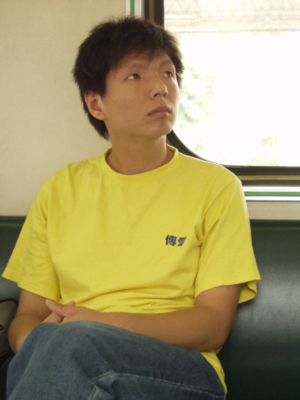 台灣鐵路旅遊攝影電車-區間車旅客特寫2003攝影照片53